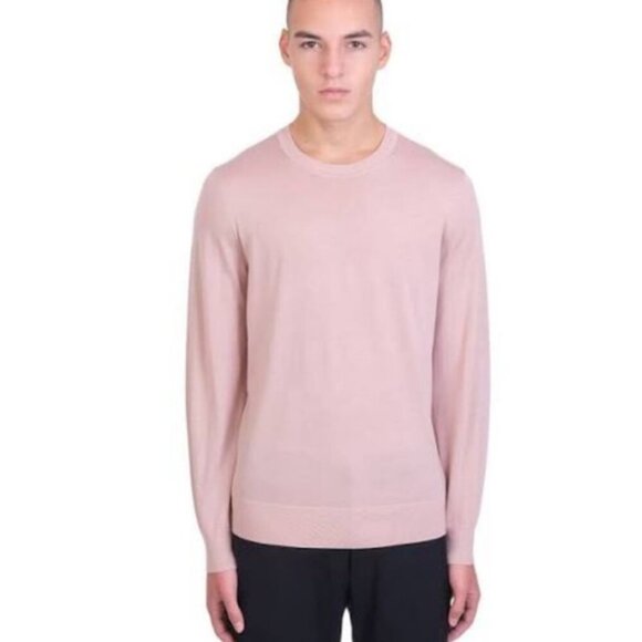 Theory Men’s Pink Wool Crewneck Sweater XL NWOT - Picture 1 of 1